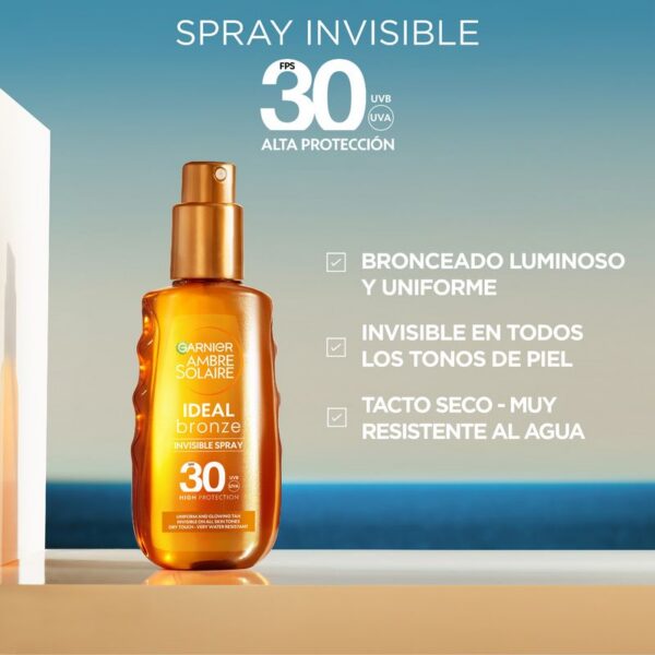 Garnier Ambre Solaire Ideal Bronze Spray FPS 30 – Alta Protección Solar
