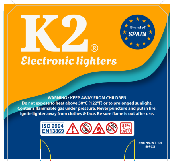 K2 Mechero Electrónico VT101